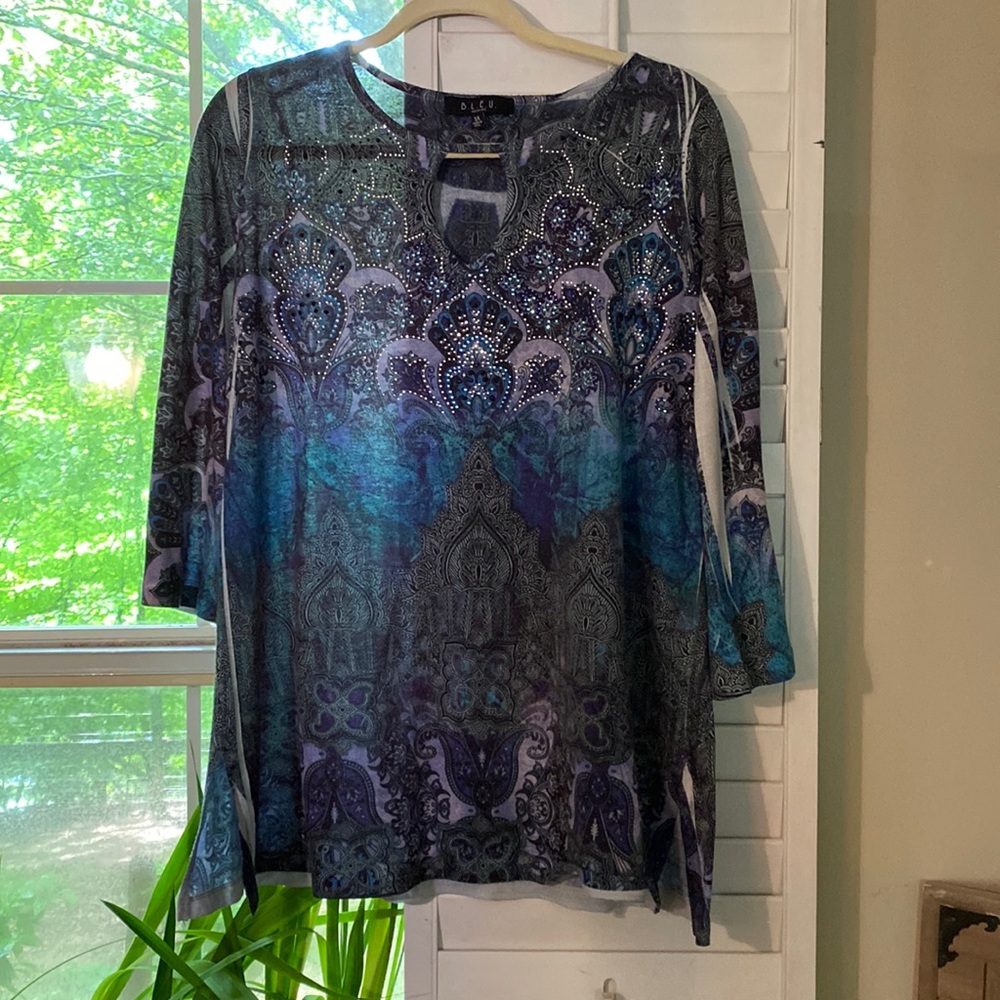 B.L.E.U. Brand Blouse